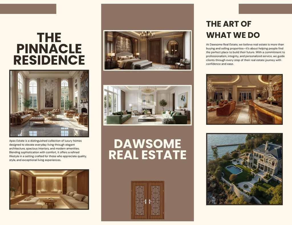 Professional Editable Real Estate Brochure, Just Listed & Open House Template