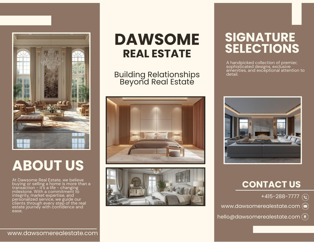 Professional Editable Real Estate Brochure, Just Listed & Open House Template