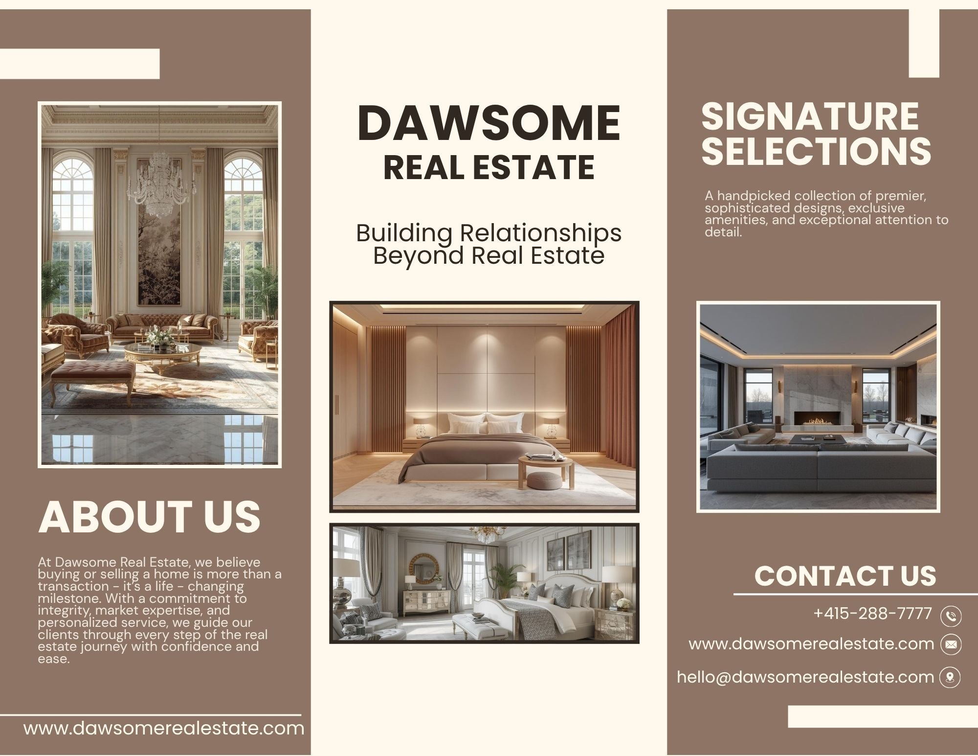 Professional Editable Real Estate Brochure, Just Listed & Open House Template
