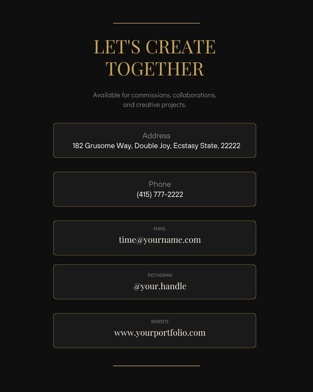 Editable Creative Designer Template