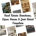 Professional Editable Real Estate Brochure, Just Listed & Open House Template